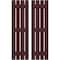 Ekena Millwork Americraft 4-Board, 3 Batten Exterior Real Wood Spaced Board-n-Batten Shutters, ARW401SB415X67WRH, PR ARW401SB415X67WRH - alternate 1